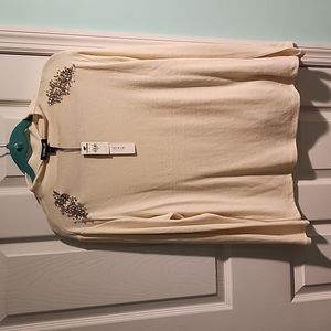 New Express Cream Shirt Size xl